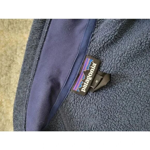 Patagonia Women Better Sweater Fleece Lined Navy pullover in Sz M 1/4 Zip - Picture 10 of 10